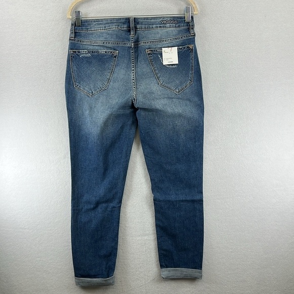 Vigoss /Stitch Fix Thompson Tomboy Jeans Sz 30 Blue Denim Mid Rise NWT - Picture 7 of 15